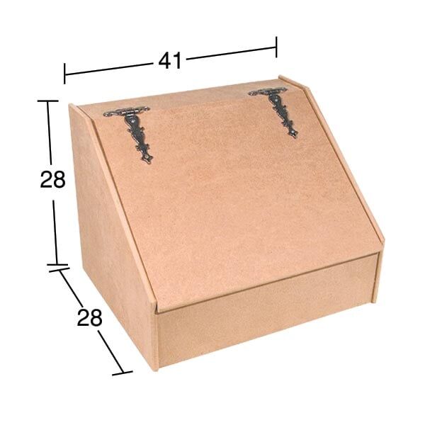 Boyanabilir Ahşap Ekmeklik 41x28cm E324