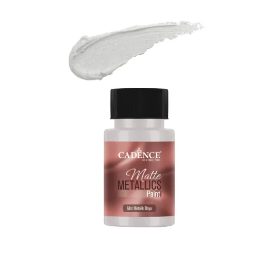 Cadence Mat Metalik Boya MMB01 İnci 50ml