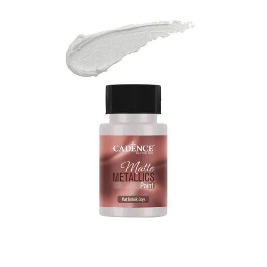 Cadence Mat Metalik Boya MMB01 İnci 50ml