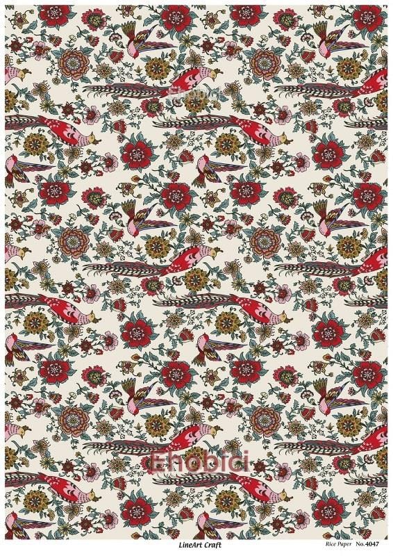 Lineart Pirinç Dekopaj Kağıdı - 4047