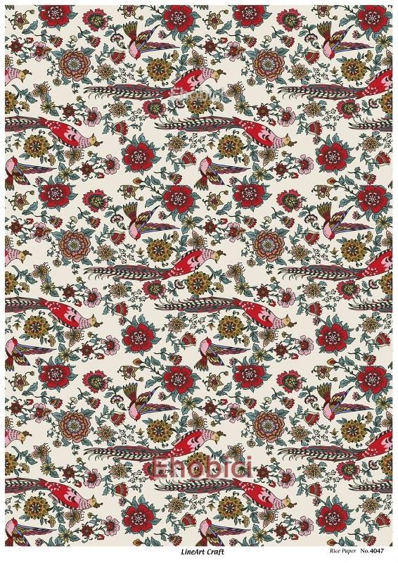 Lineart Pirinç Dekopaj Kağıdı - 4047