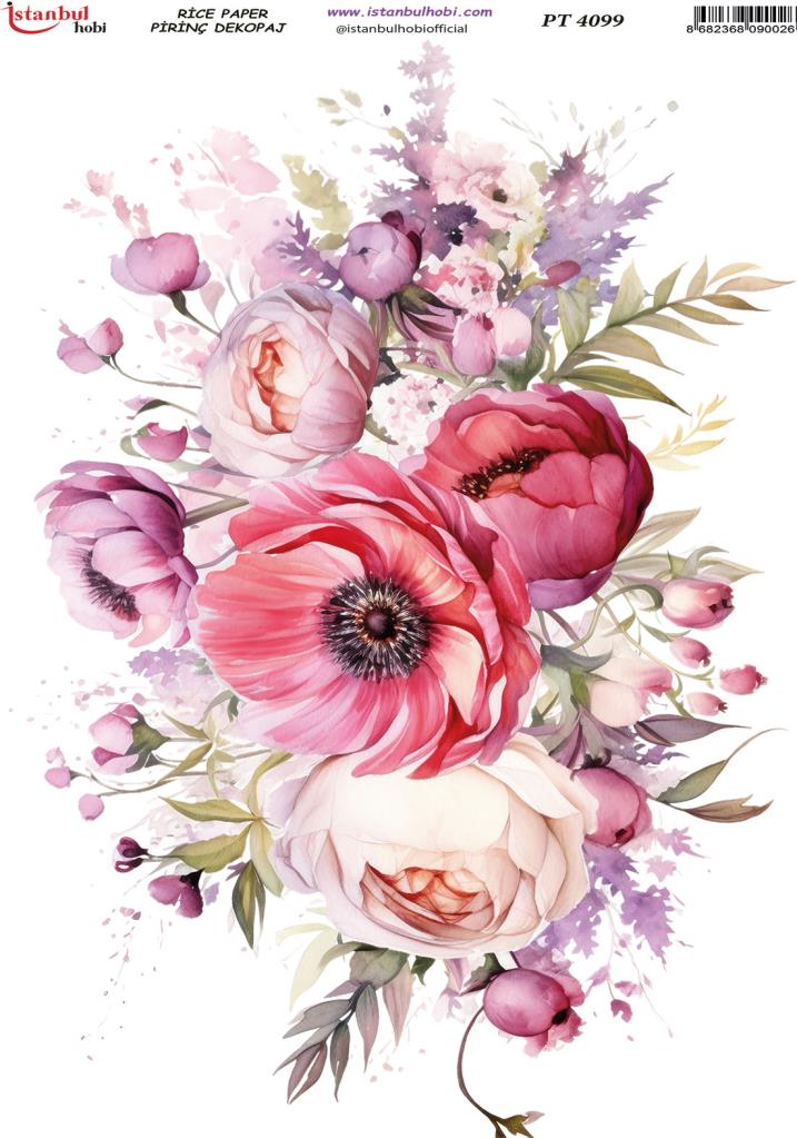 Pirinç Dekopaj Kağıdı 30x42cm PT-4099