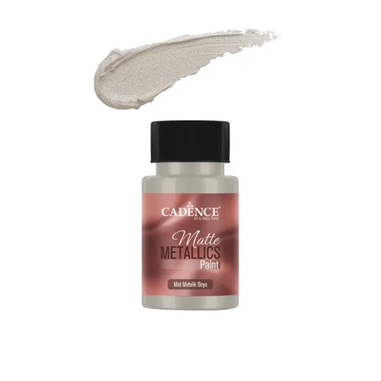 Cadence Mat Metalik Boya MMB03 Platin 50ml