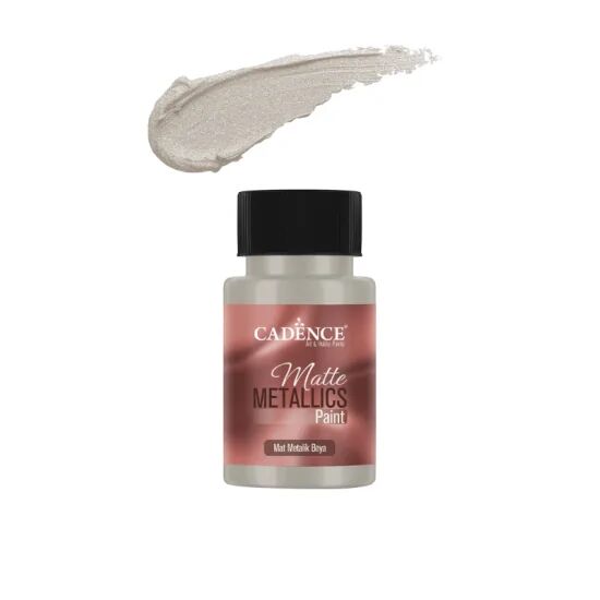 Cadence Mat Metalik Boya MMB03 Platin 50ml