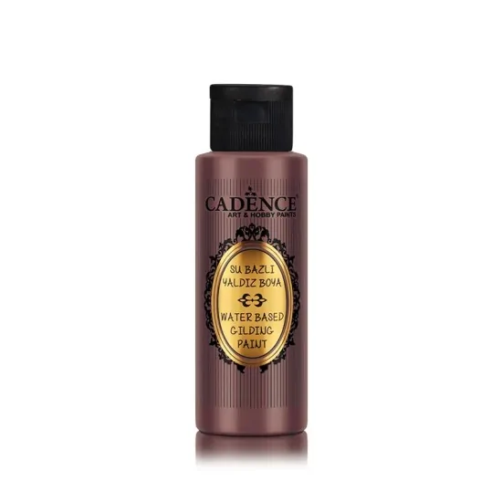 Cadence Su Bazlı Yaldız Boya 115 Çikolata 70ML