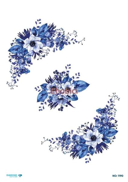 Diamond Pirinç Dekopaj Kağıdı - 1190