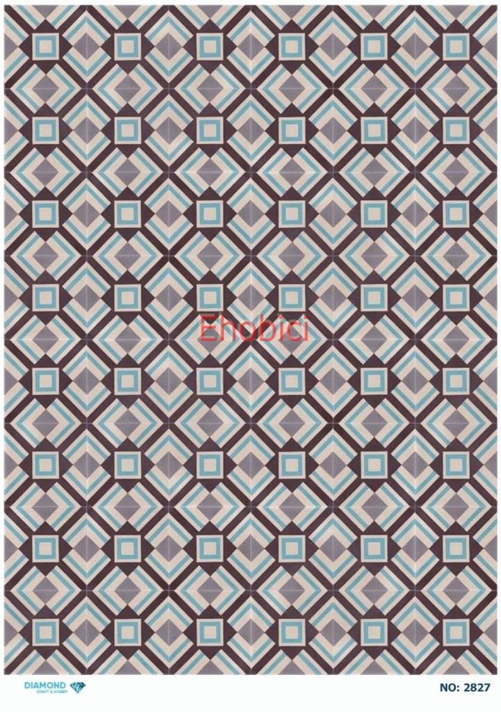 Diamond Pirinç Dekopaj Kağıdı - 2827