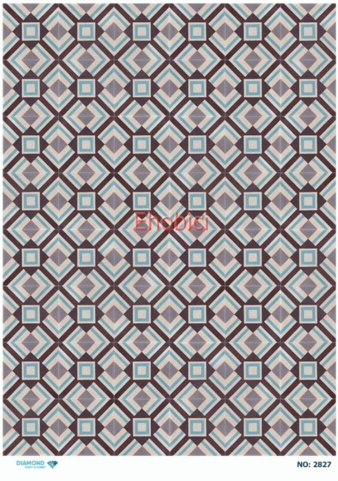 Diamond Pirinç Dekopaj Kağıdı - 2827