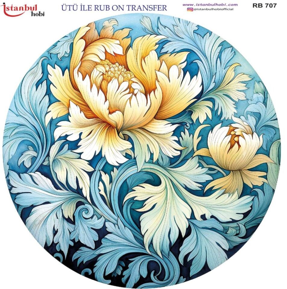 Ütü ile Rub On Transfer Kağıdı 30x30cm RB-707