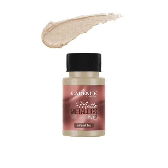 Cadence Mat Metalik Boya MMB04 Şampanya 50ml