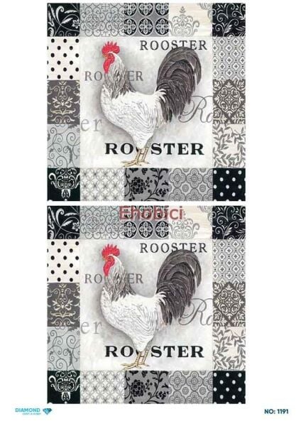 Diamond Pirinç Dekopaj Kağıdı - 1191
