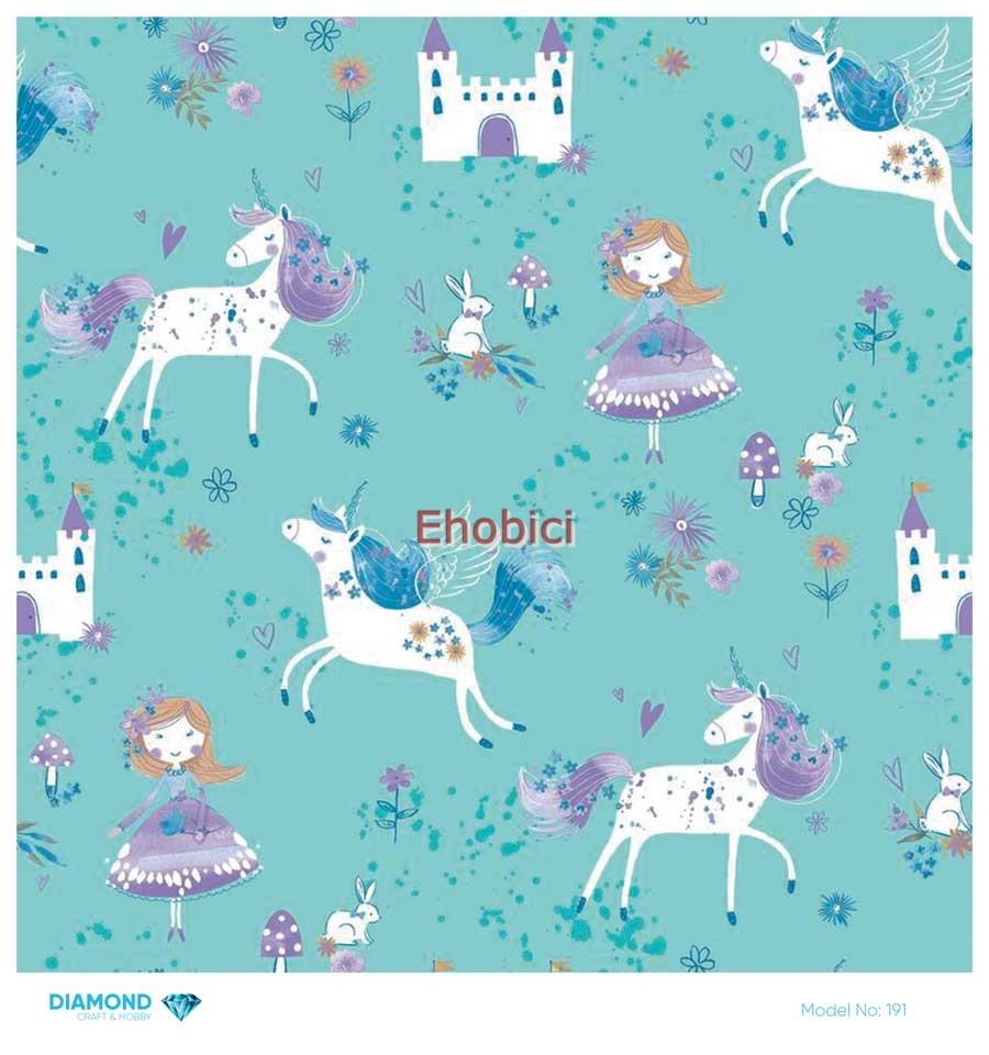 Diamond Pirinç Dekopaj Kağıdı - 191 - 30x30