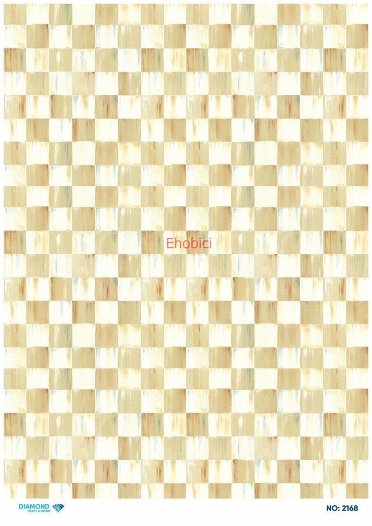 Diamond Pirinç Dekopaj Kağıdı - 2168