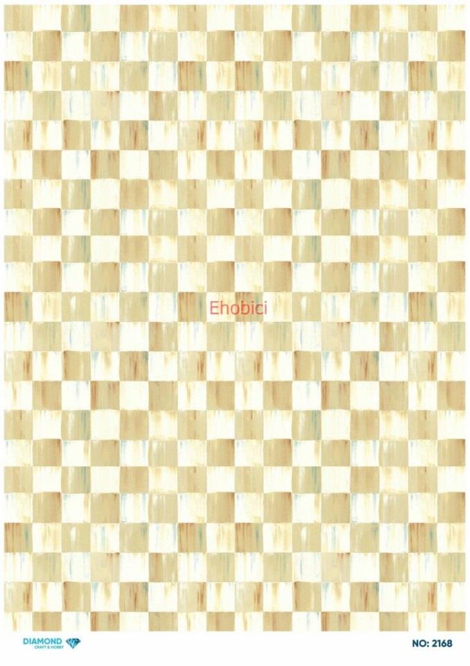 Diamond Pirinç Dekopaj Kağıdı - 2168