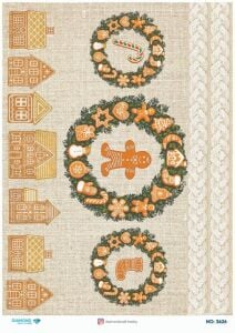 Diamond Pirinç Dekopaj Kağıdı - 3626