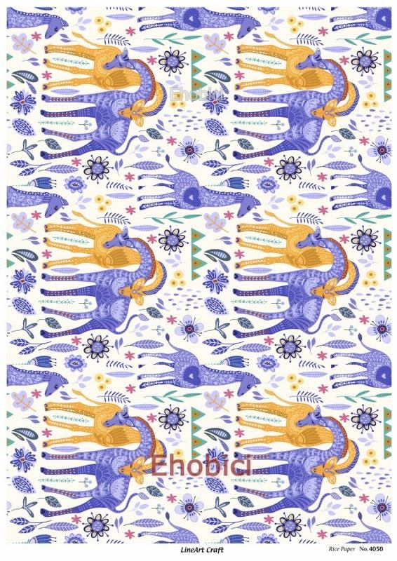 Lineart Pirinç Dekopaj Kağıdı - 4050