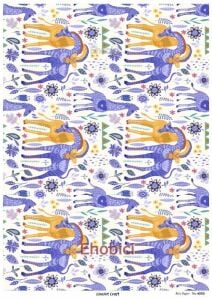 Lineart Pirinç Dekopaj Kağıdı - 4050