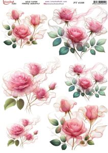 Pirinç Dekopaj Kağıdı 30x42cm PT-4188