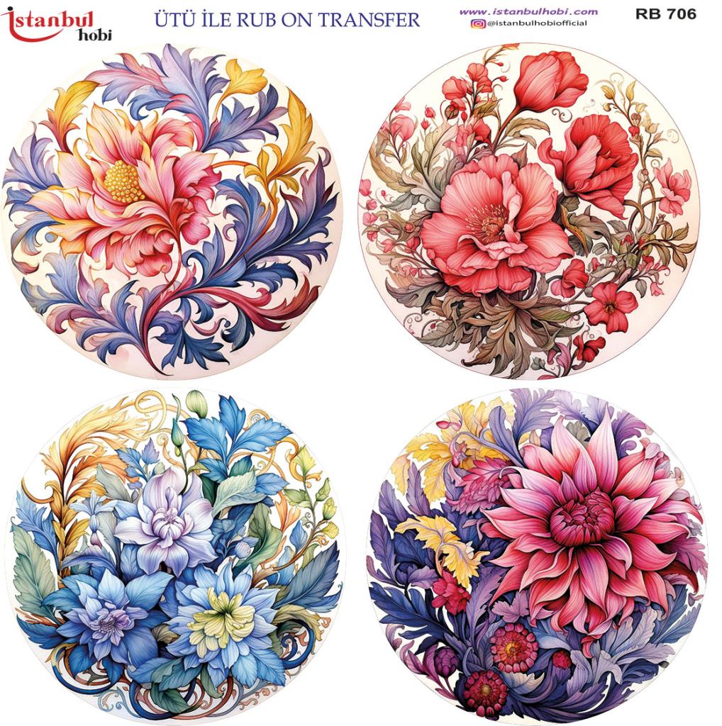 Ütü ile Rub On Transfer Kağıdı 30x30cm RB-706