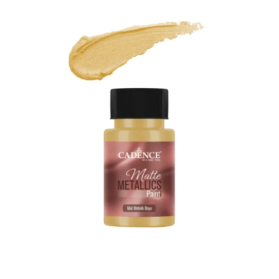Cadence Mat Metalik Boya MMB05 Som Altın 50ml