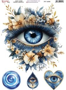 Pirinç Dekopaj Kağıdı 30x42cm PT-4206