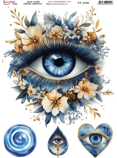 Pirinç Dekopaj Kağıdı 30x42cm PT-4206