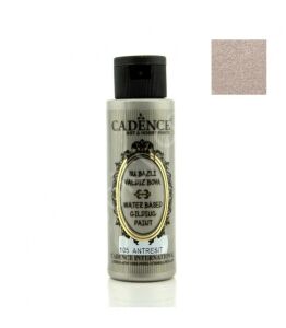 Cadence Su Bazlı Yaldız Boya 105 Antrasit 70ML