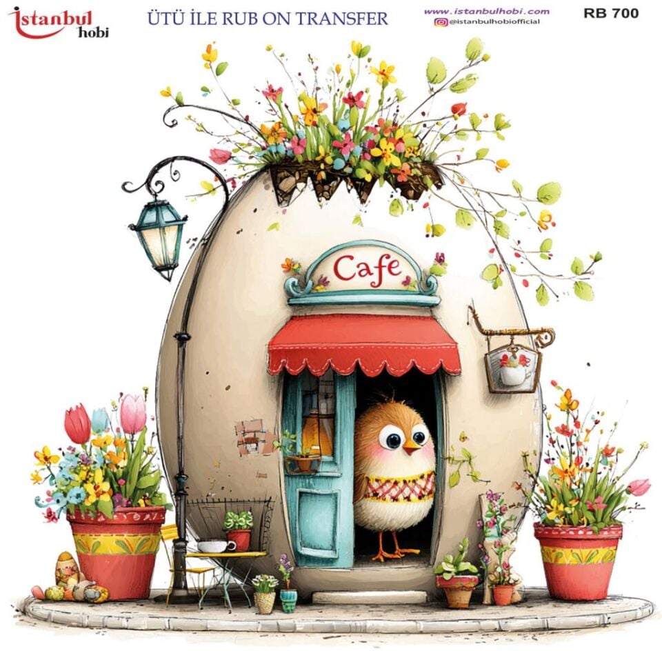 Ütü ile Rub On Transfer Kağıdı 30x30cm RB-700