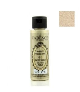 Cadence Su Bazlı Yaldız Boya 107 Platin 70ML