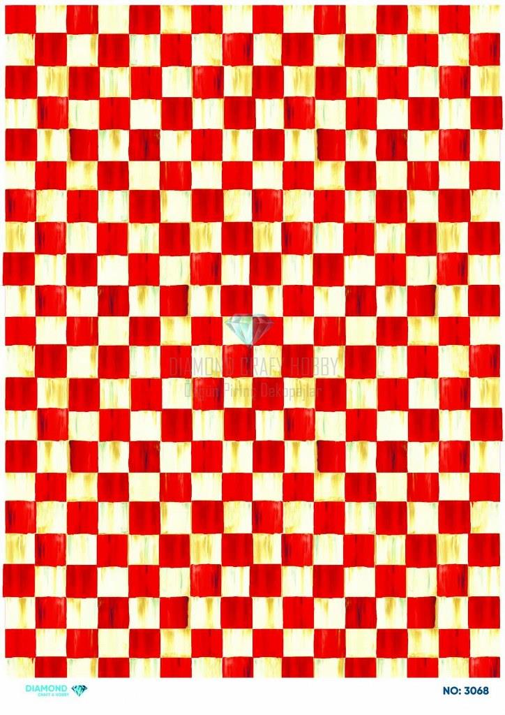 Diamond Pirinç Dekopaj Kağıdı - 3068