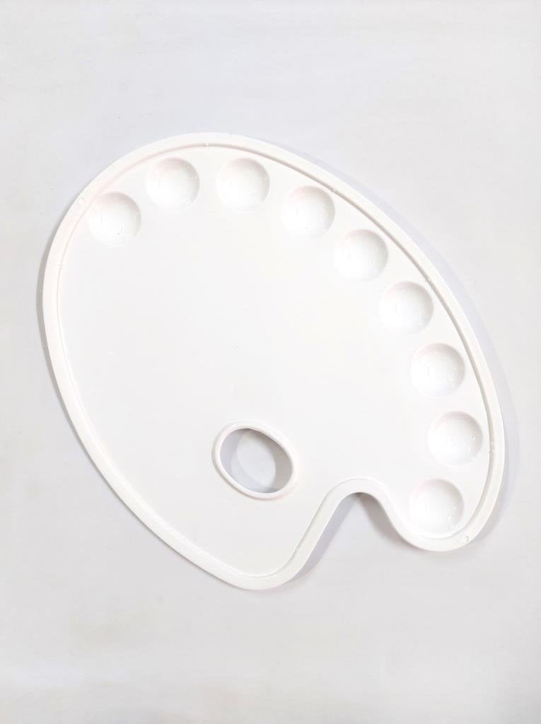 Plastik Büyük Palet Oval 28,5x21,5cm