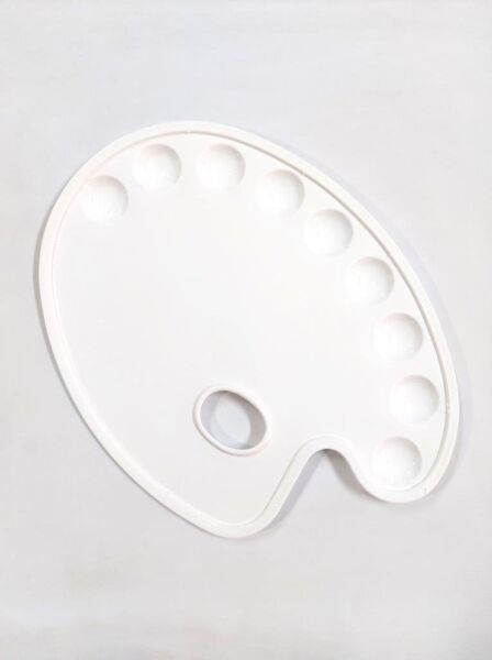 Plastik Büyük Palet Oval 28,5x21,5cm
