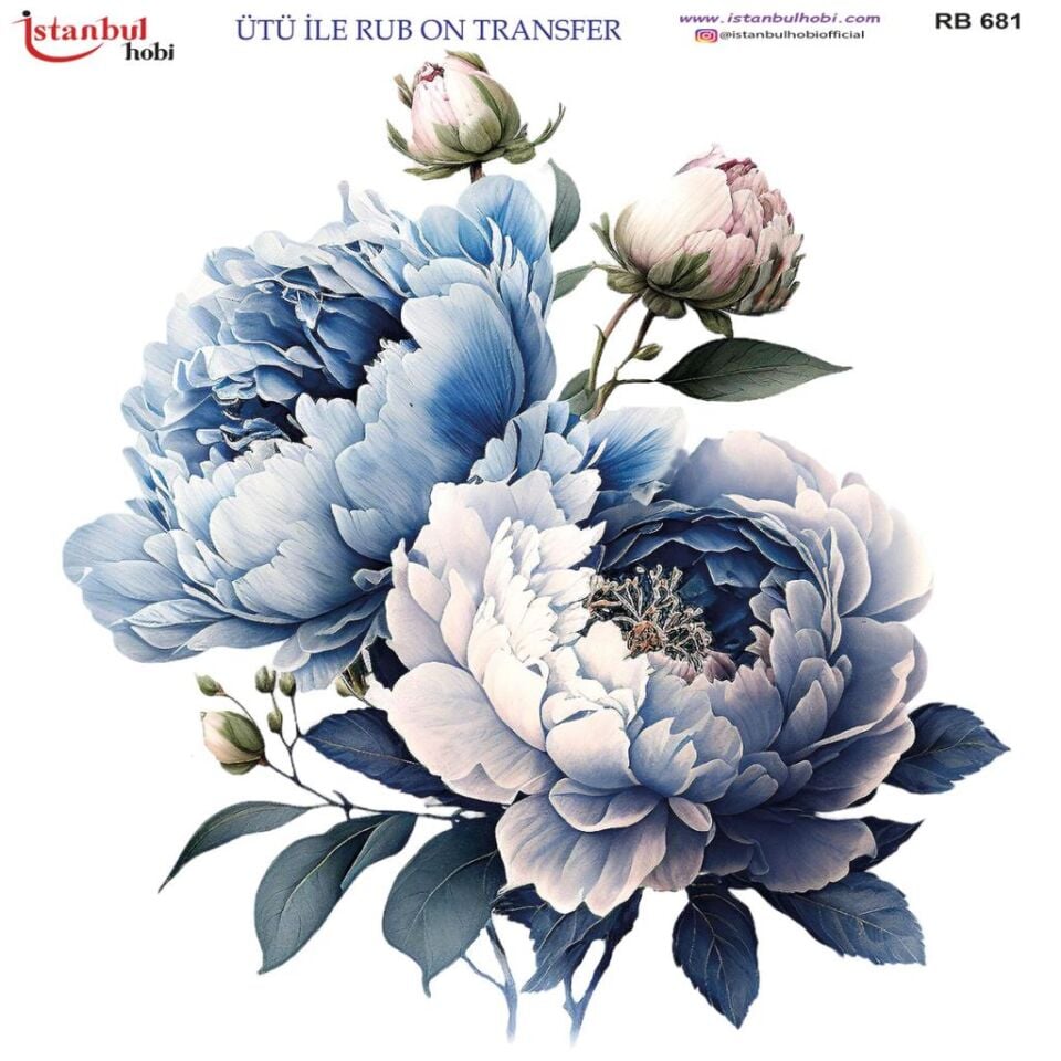 Ütü ile Rub On Transfer Kağıdı 30x30cm RB-681