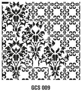 Cadence Grunge Duvar Stencil 45x45 - GCS-009