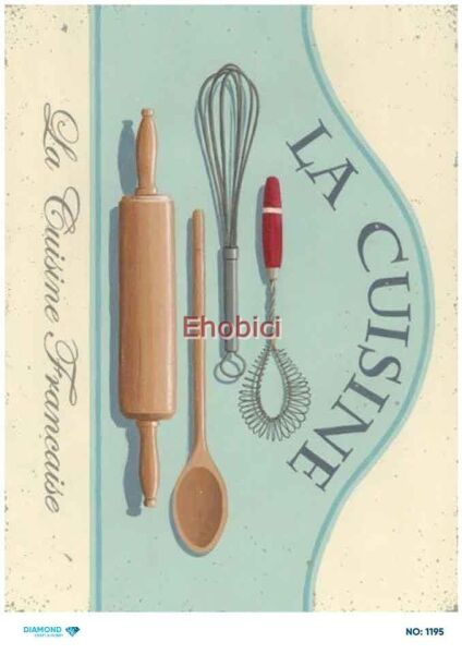 Diamond Pirinç Dekopaj Kağıdı - 1195