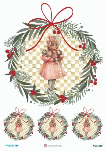 Diamond Pirinç Dekopaj Kağıdı - 3630