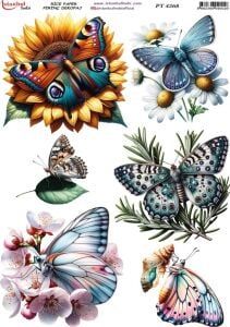 Pirinç Dekopaj Kağıdı 30x42cm PT-4268