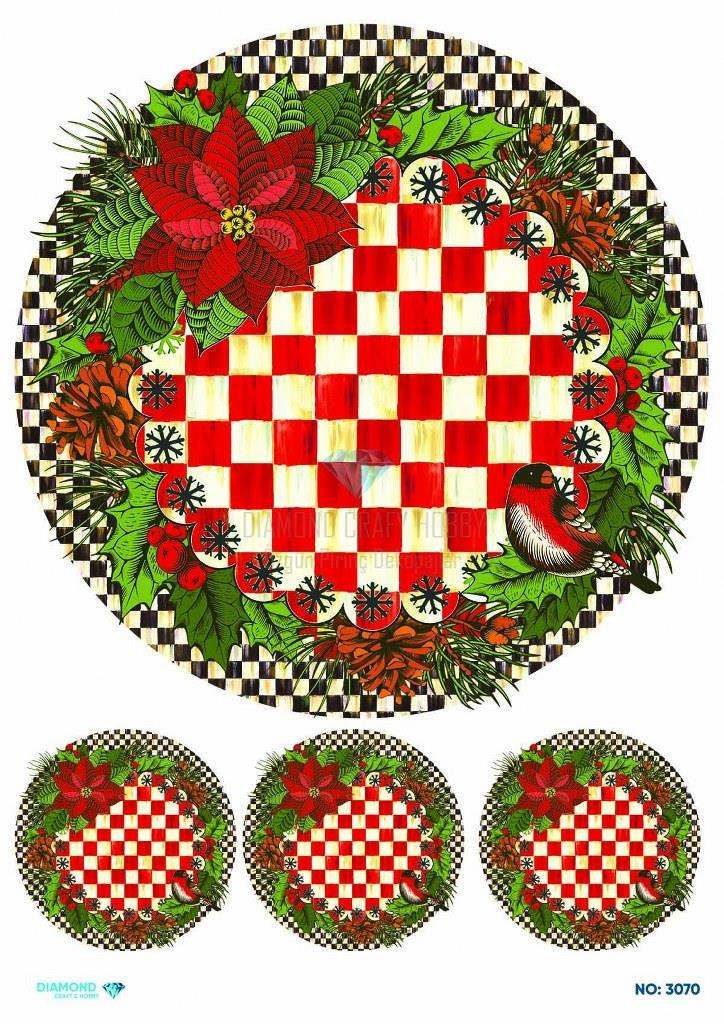 Diamond Pirinç Dekopaj Kağıdı - 3070