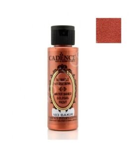 Cadence Su Bazlı Yaldız Boya 103 Bakır 70ML