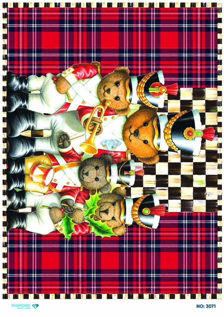 Diamond Pirinç Dekopaj Kağıdı - 3071