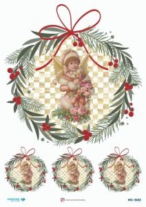 Diamond Pirinç Dekopaj Kağıdı - 3632