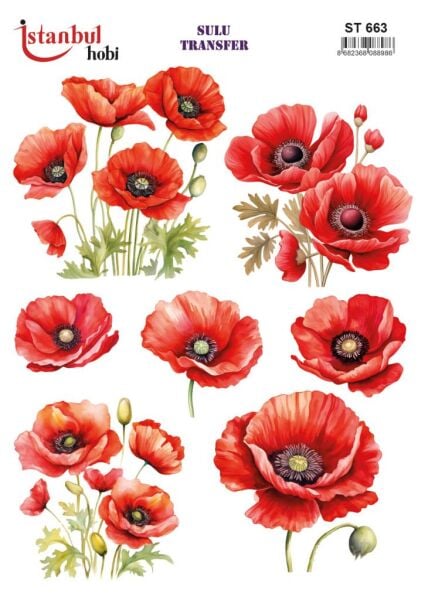 Sulu Transfer Kağıdı 25x35cm ST-663