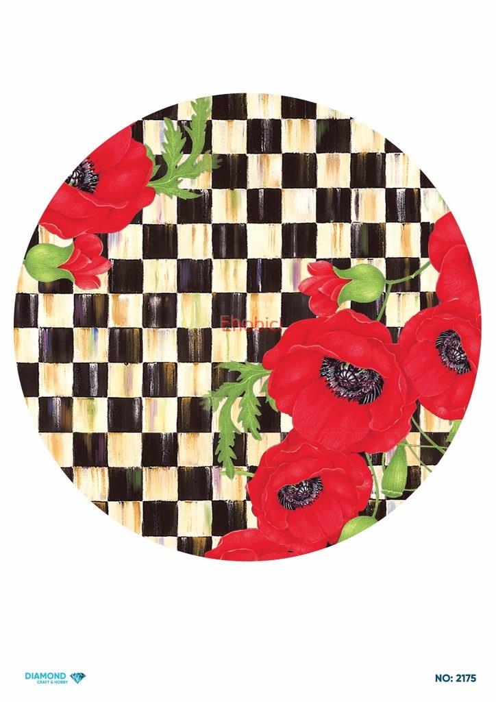 Diamond Pirinç Dekopaj Kağıdı - 2175