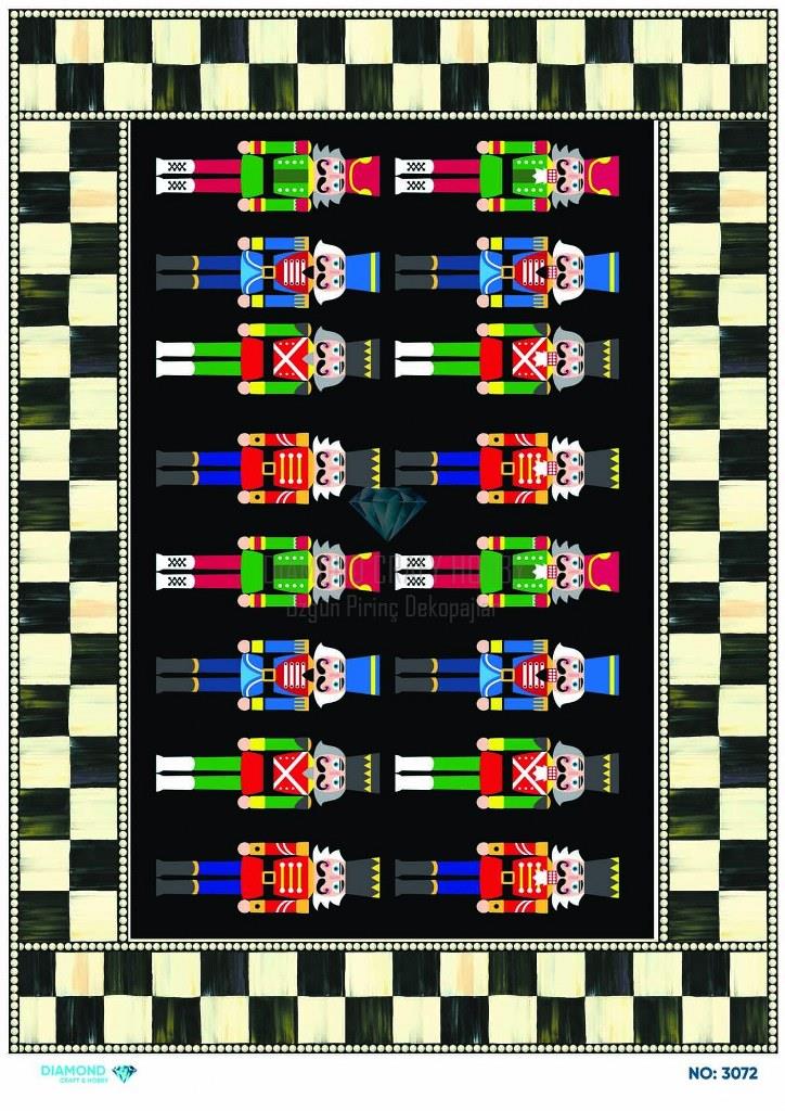 Diamond Pirinç Dekopaj Kağıdı - 3072