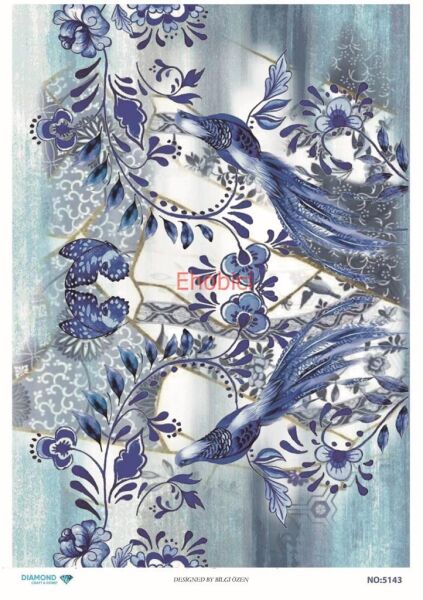 Diamond Pirinç Dekopaj Kağıdı - 5143