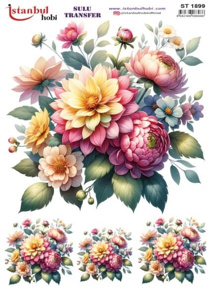 Sulu Transfer Kağıdı 25x35cm ST-1899