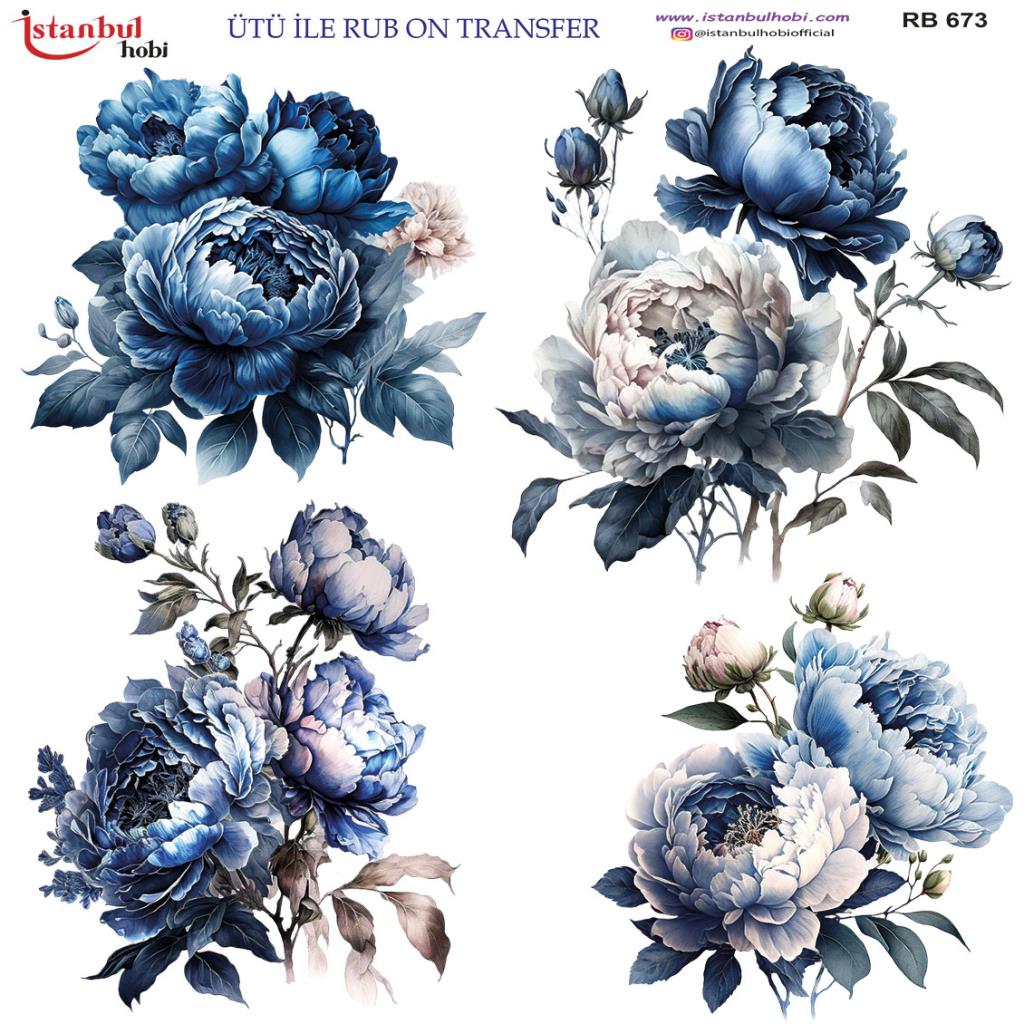 Ütü ile Rub On Transfer Kağıdı 30x30cm RB-673