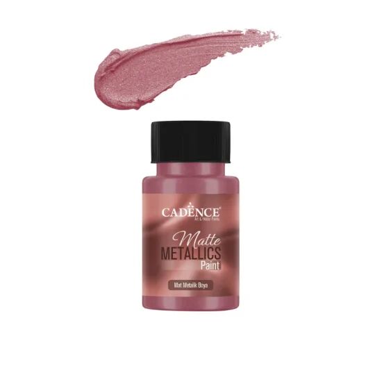 Cadence Mat Metalik Boya MMB12 Pembe Kahve 50ml