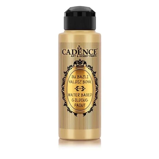 Cadence Su Bazlı Yaldız Boya 100 Altın 120ML