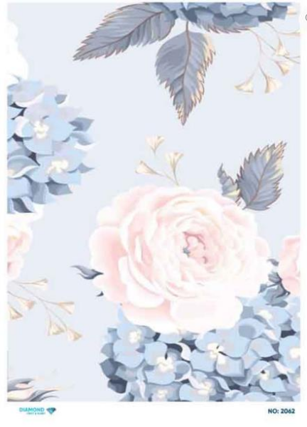 Diamond Pirinç Dekopaj Kağıdı - 2062